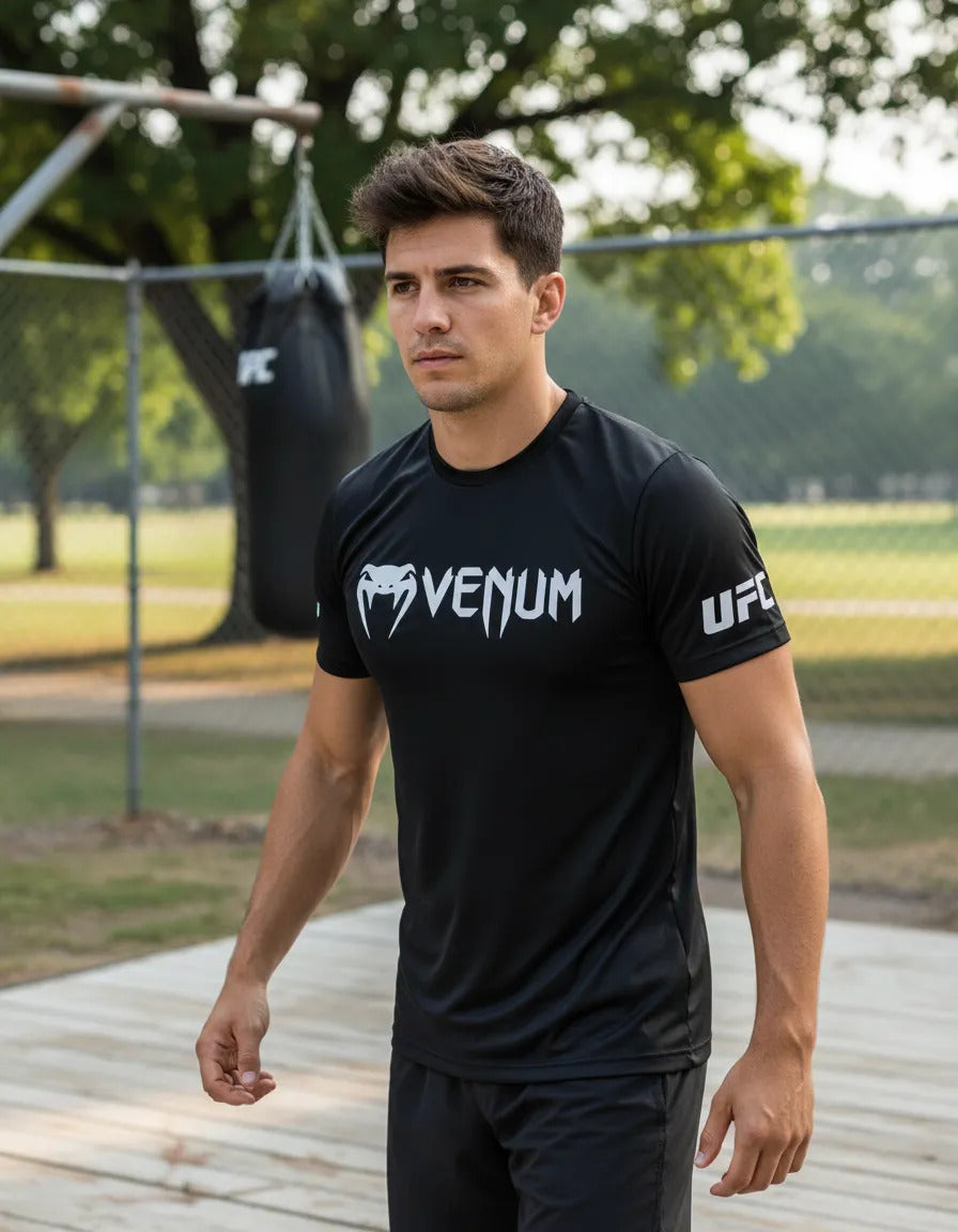 Playera Venum Ufc Classic Mma Box Muay Thai Kb Bjj