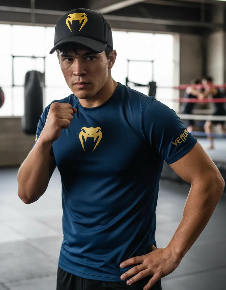 Ufc Playera Y Gorra Venum Ufc Mma Box Muay Thai Kick Boxing