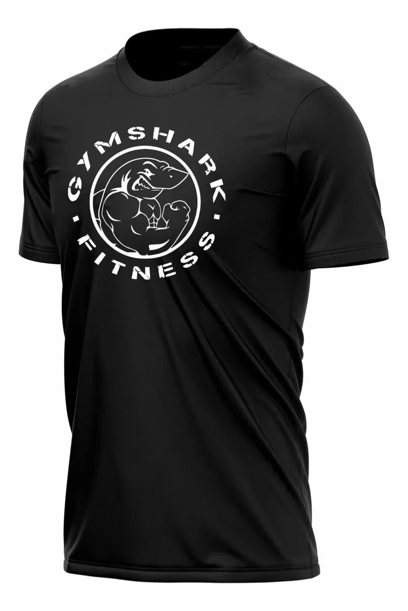Playera Dry Fit Gym Shark Gym Fitness Running Deportes