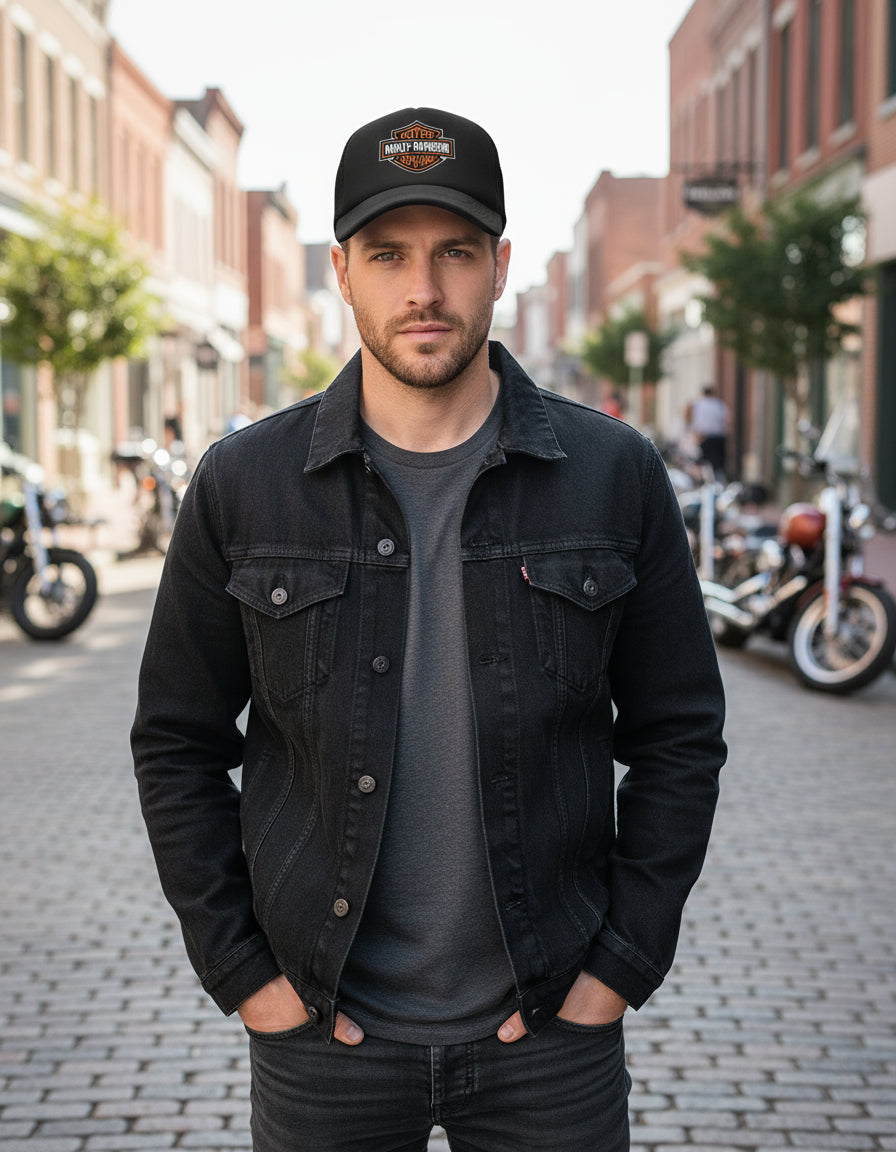 Gorra Harley Davidson Moto Motociclismo Biker Rock Negro Ajustable Hd