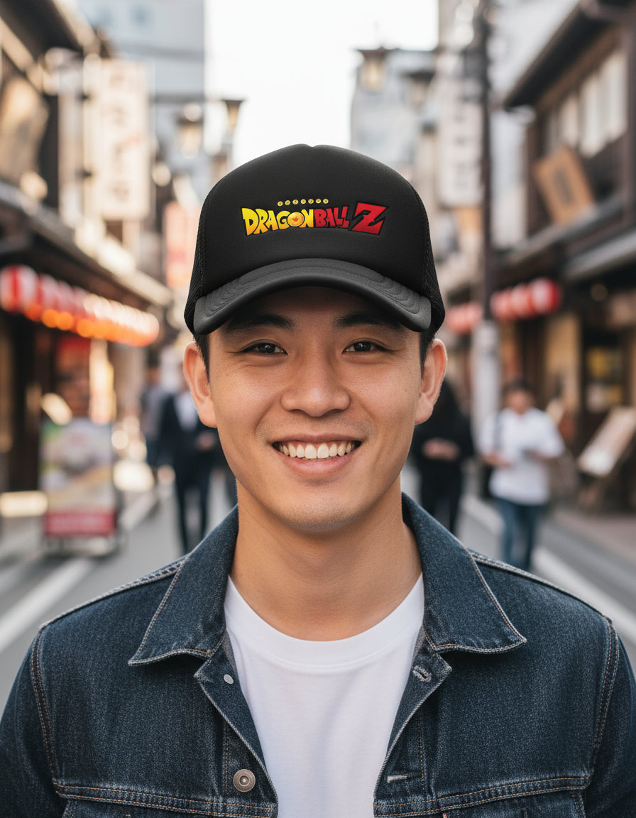 Gorra Dragon Ball Z Anime Gokú Vegeta Gohan Negro Ajustable Dbz