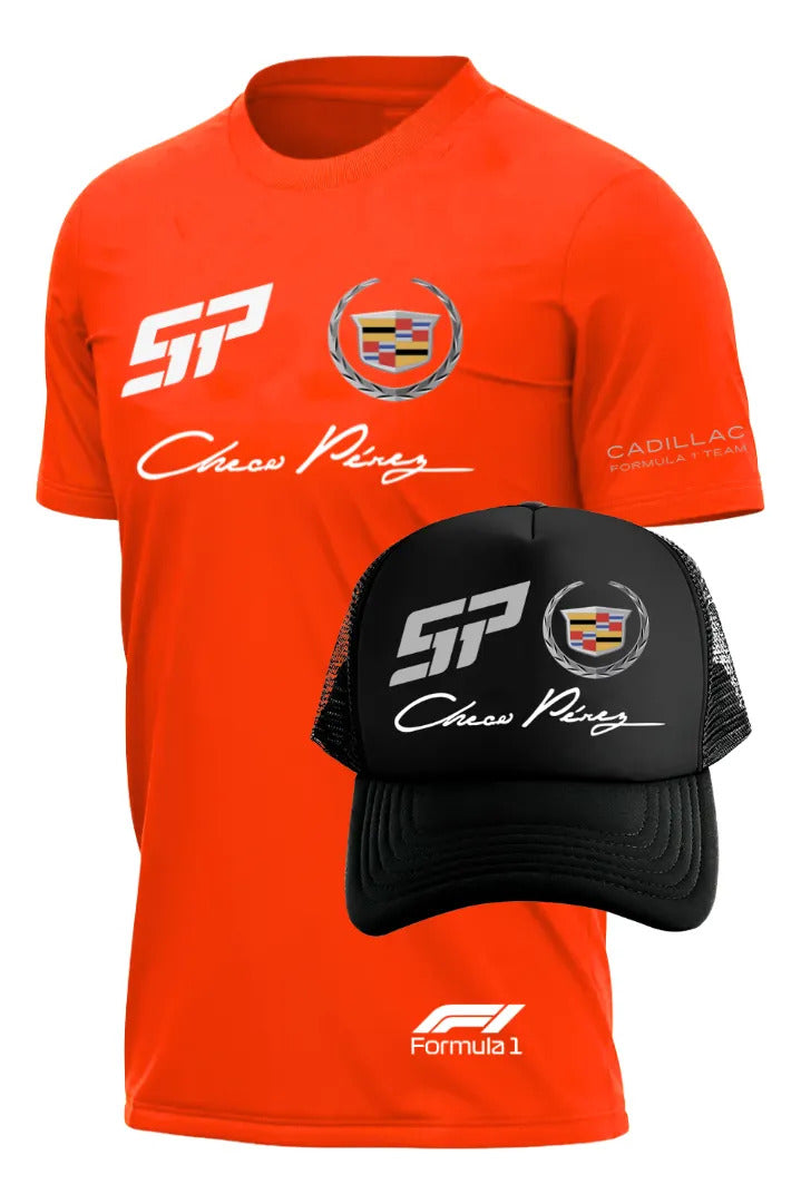 Playera Y Gorra Cadillac Formula 1 Team F1 Automovilismo