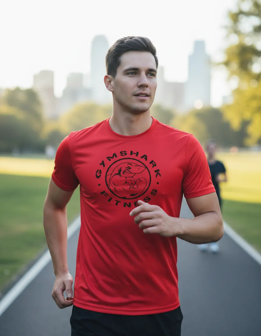 Playera Dry Fit Gym Shark Gym Fitness Running Deportes