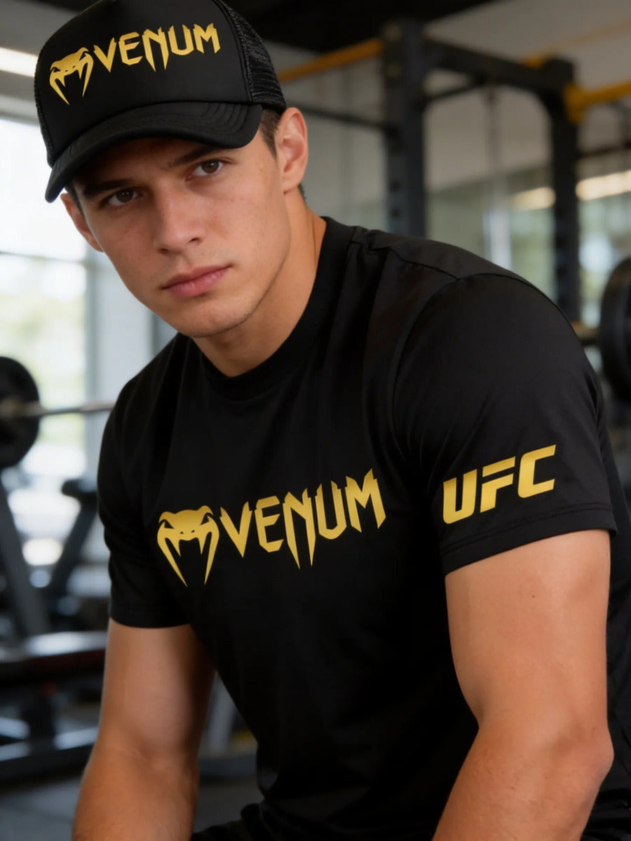 Playera Y Gorra Venum Ufc Classic Mma Box Muay Thai Kb Bjj