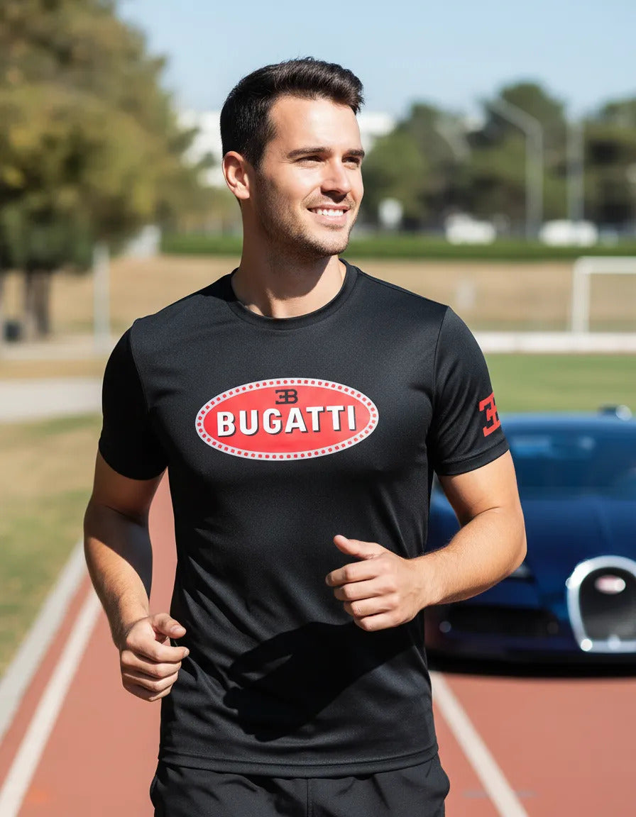 Playera Deportiva Bugatti Automovilismo Vehículo Autos