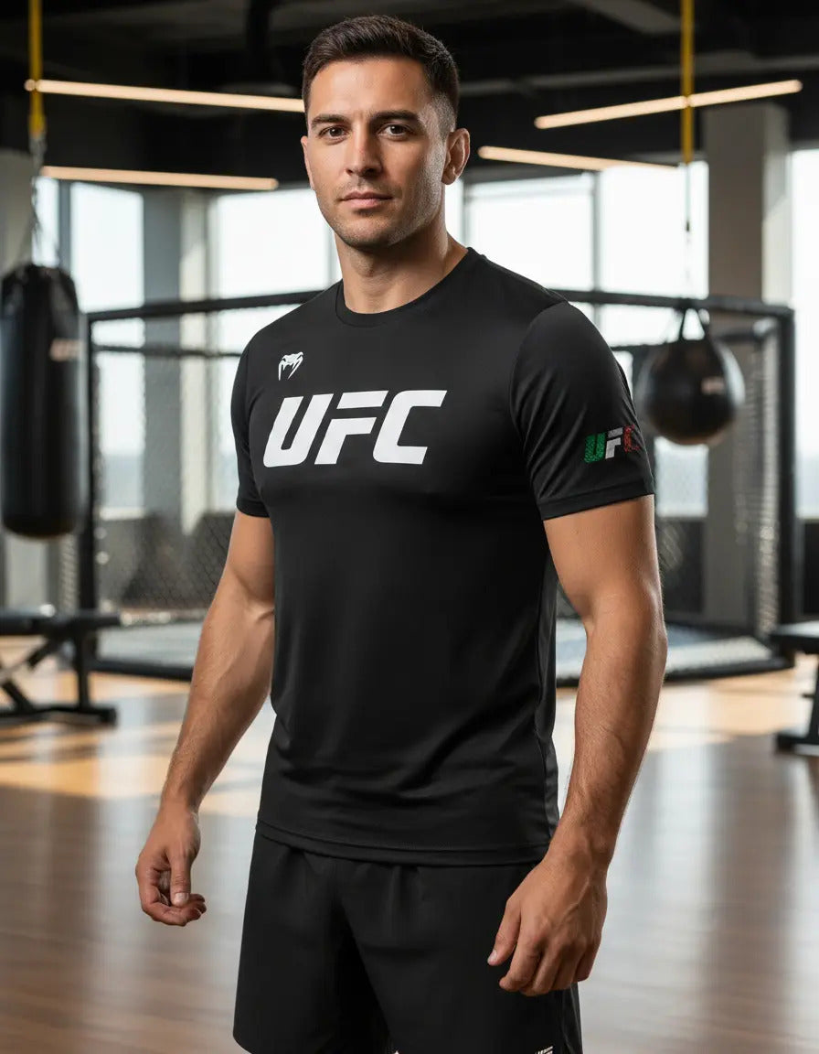 Playera Ufc Venum Mma Box Muay Thai Kick Boxing Bjj Algodón