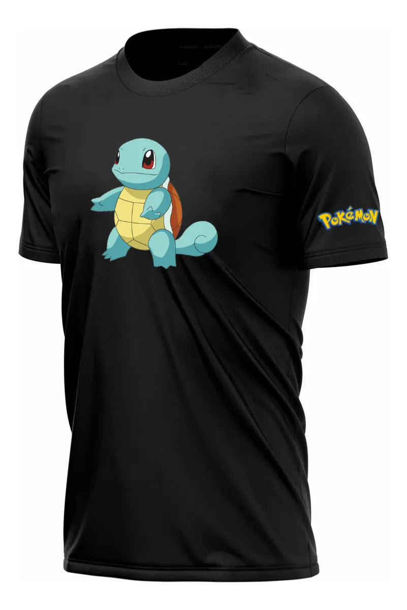 Playera Deportiva Squirtle Charmander Bulbasaur Pokémon