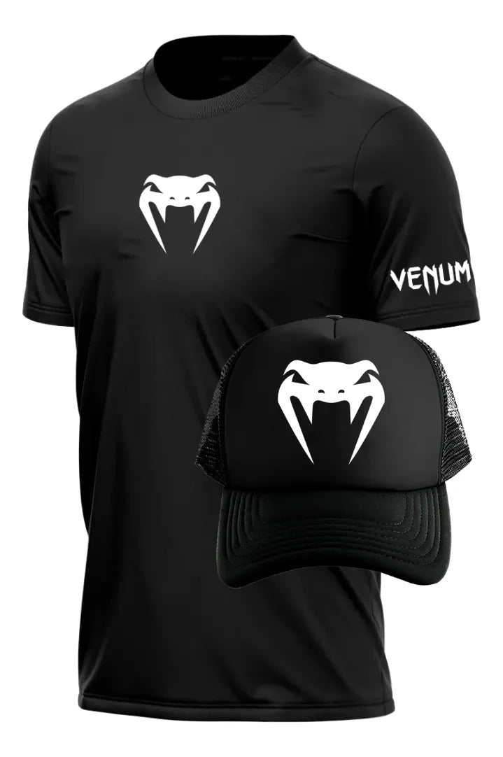 Ufc Playera Y Gorra Venum Ufc Mma Box Muay Thai Kick Boxing