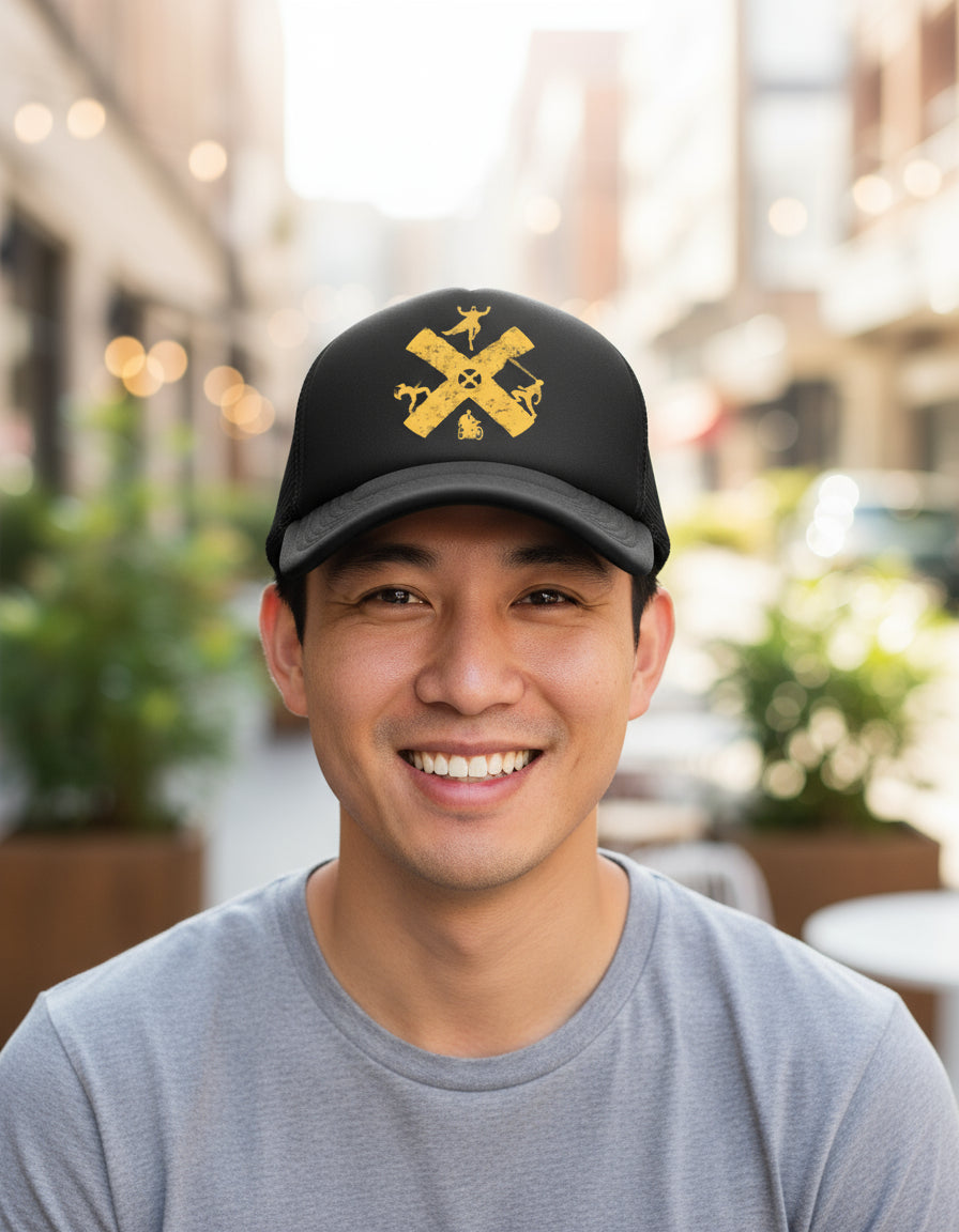 Gorra Xmen Marvel Cómics Negro Ajustable Xmen