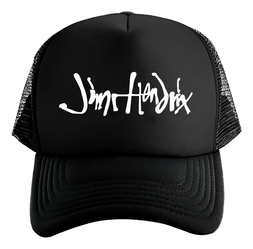 Gorra Jimi Hendrix Música Rock Guitarra Negro Ajustable Jh