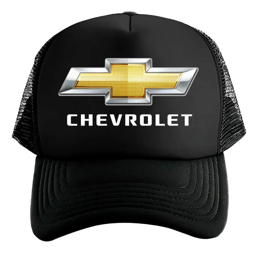 Gorra Nascar Chevrolet Vehículo Automóvil Automovilismo Negro Ajustable Chevrolet