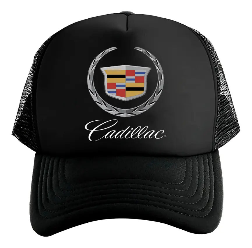Gorra Cadillac Coche Vehículo Automóvil Automovilismo Carro Negro Ajustable Cadillac