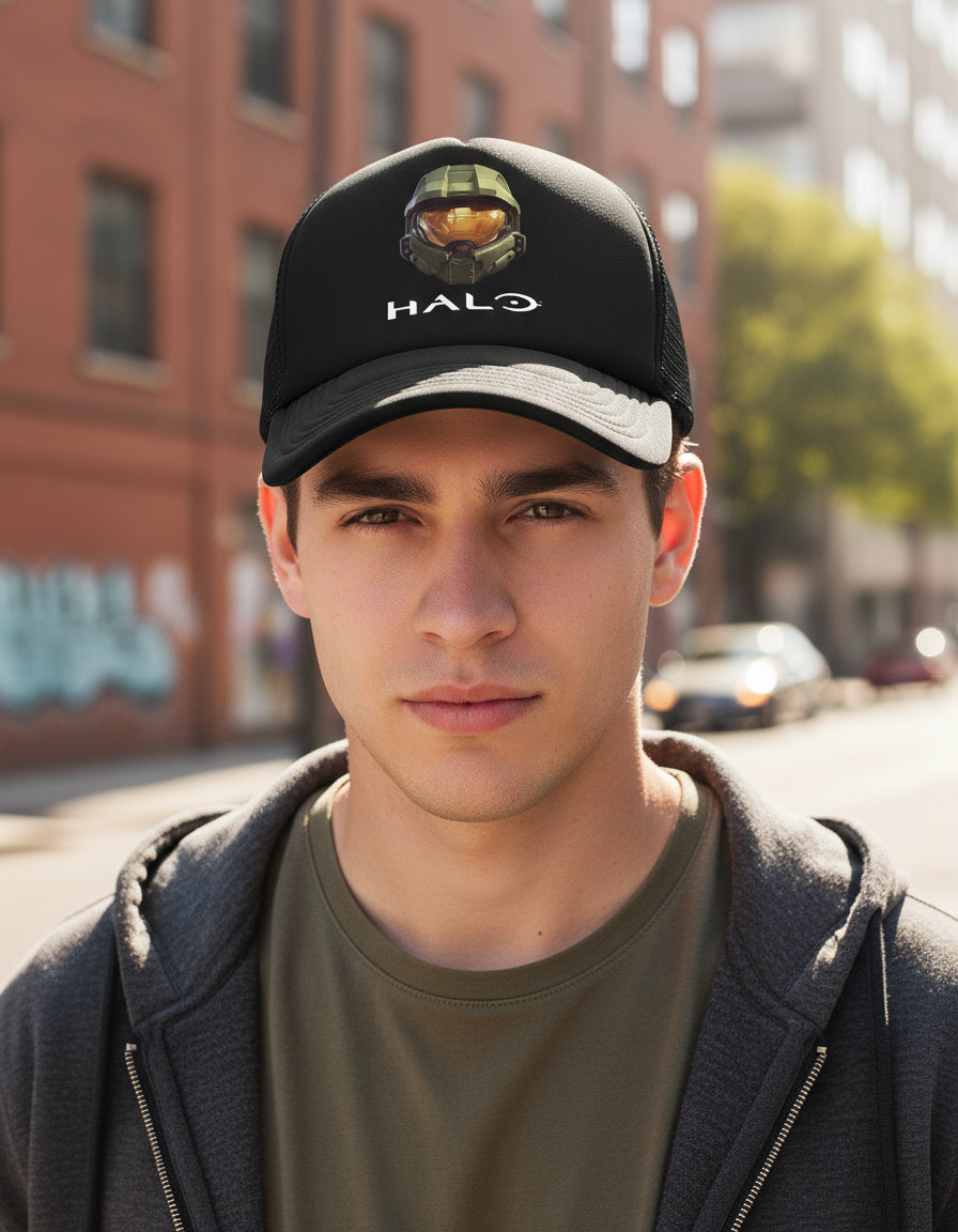 Gorra Halo Master Chief Videojuegos Gamer Xbox Pc Streaming