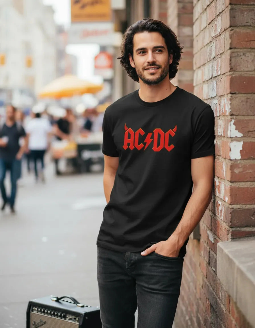 Playera Acdc Música Rock Heavy Metal