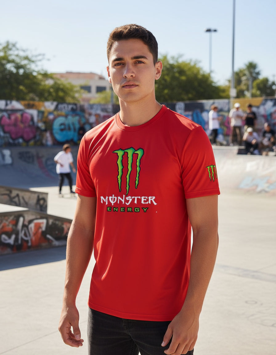 Playera Monster Energ Giant Ufc Mma Box Bjj Deportes Gaming