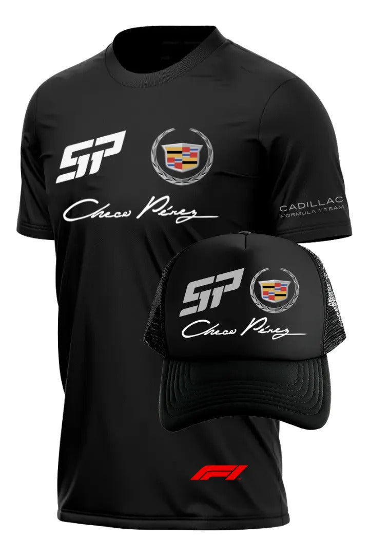 Playera Y Gorra Cadillac Formula 1 Team F1 Automovilismo