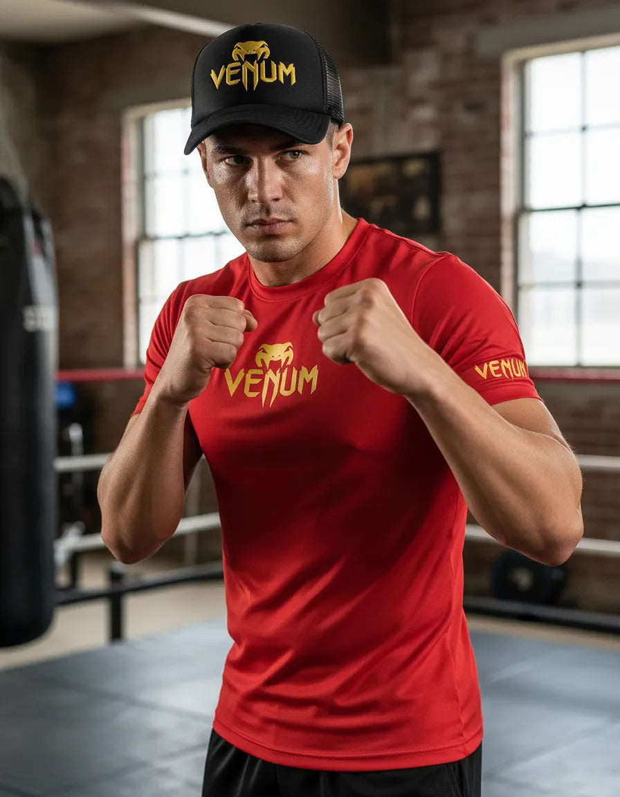 Ufc Playera Y Gorra Venum Ufc Mma Box Muay Thai Kick Boxing