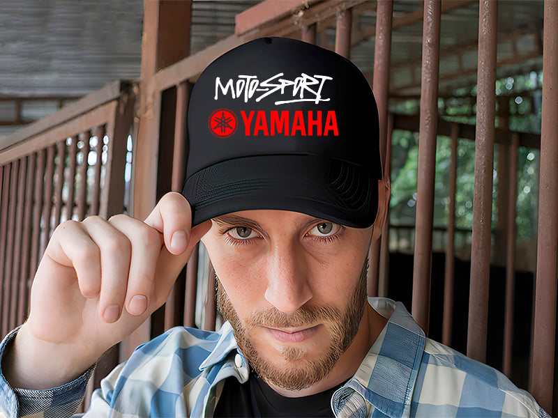 Gorra Moto Sport Yamaha Motociclismo Motogp Deportes Negro Ajustable Msy