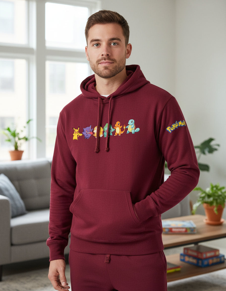 Sudadera Pokémon Gengar Pikachu Charmander Bulbasaur Squirtl