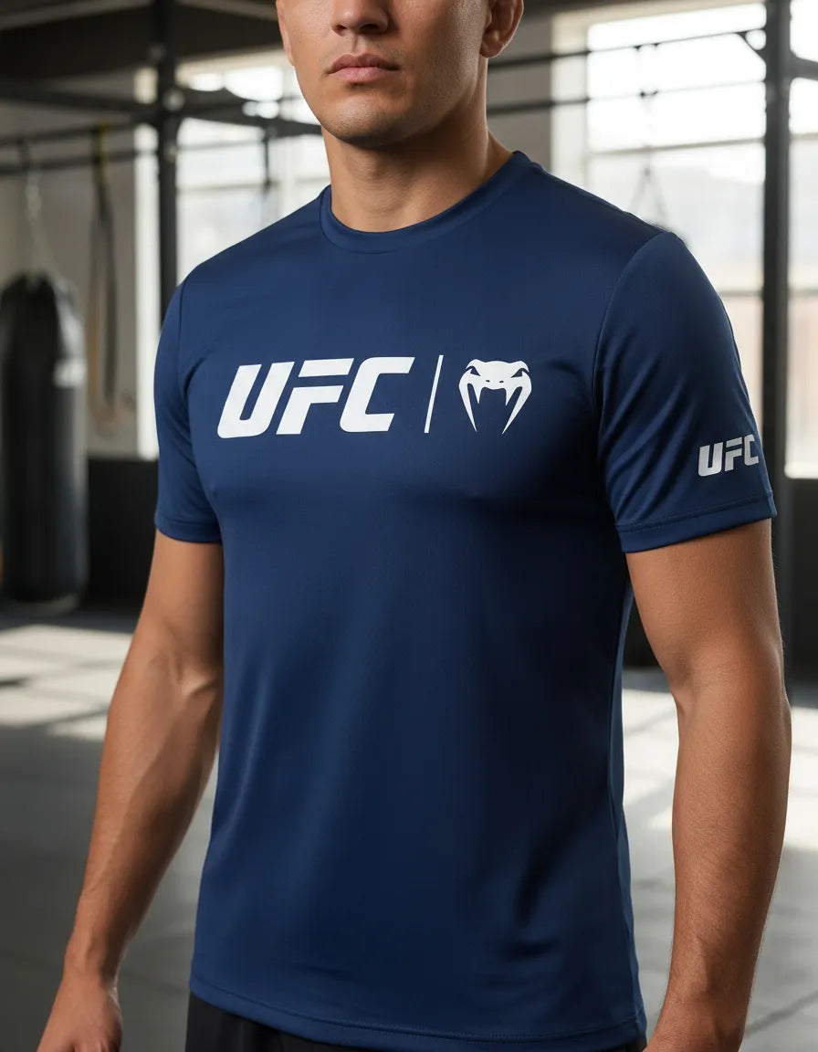 Playera Deportiva Ufc Venum Logo Mma Box Muay Thai Bjj Lucha
