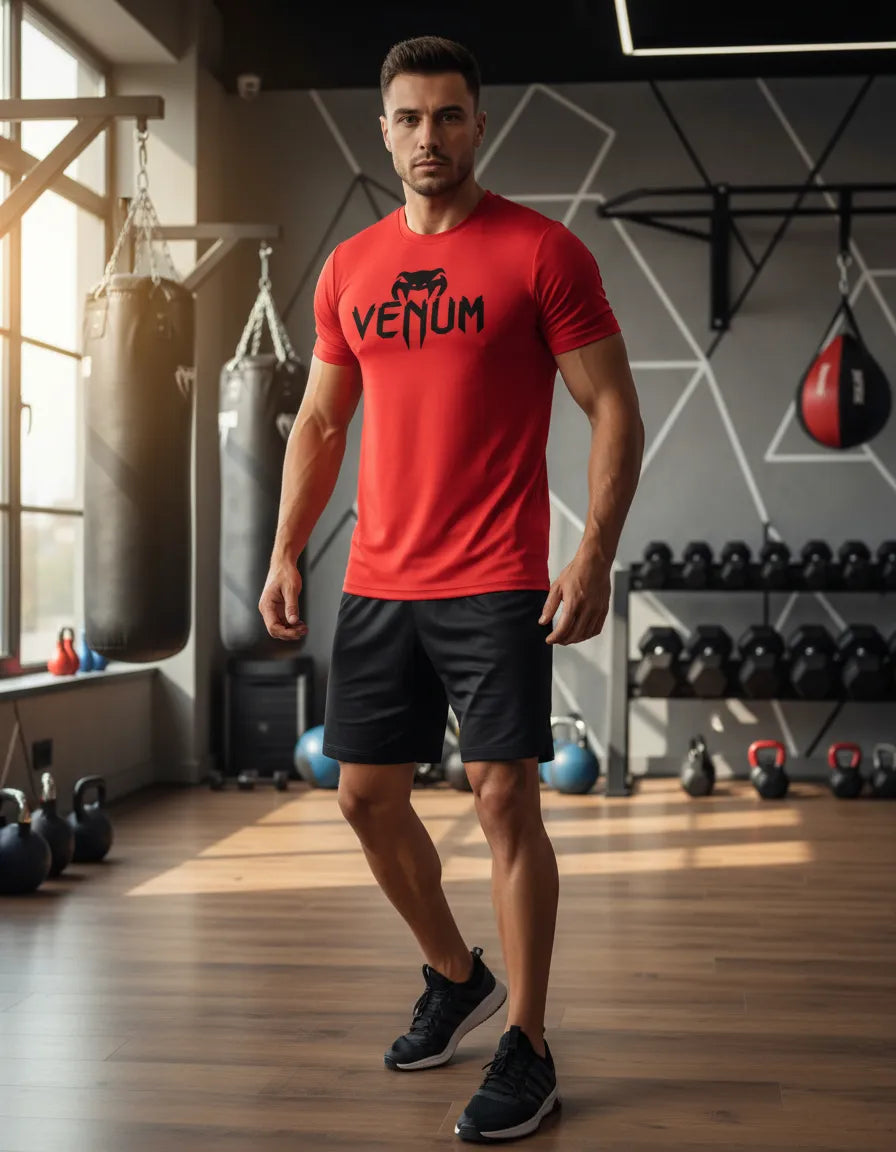 Playera Deportiva Venum Giant Ufc Mma Box Muay Thai Kb Bjj